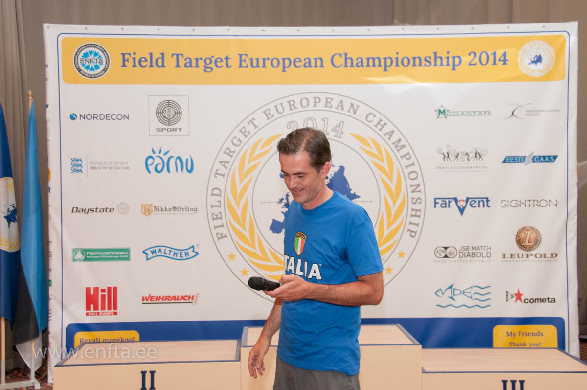 Roberto Menichelli from IT would like to say thank you from all to Kaidu and his team for organizing this event